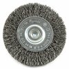 Forney Wire Wheel, Crimped, 3 in x .012 in x 1/4 in Hex Shank 72735